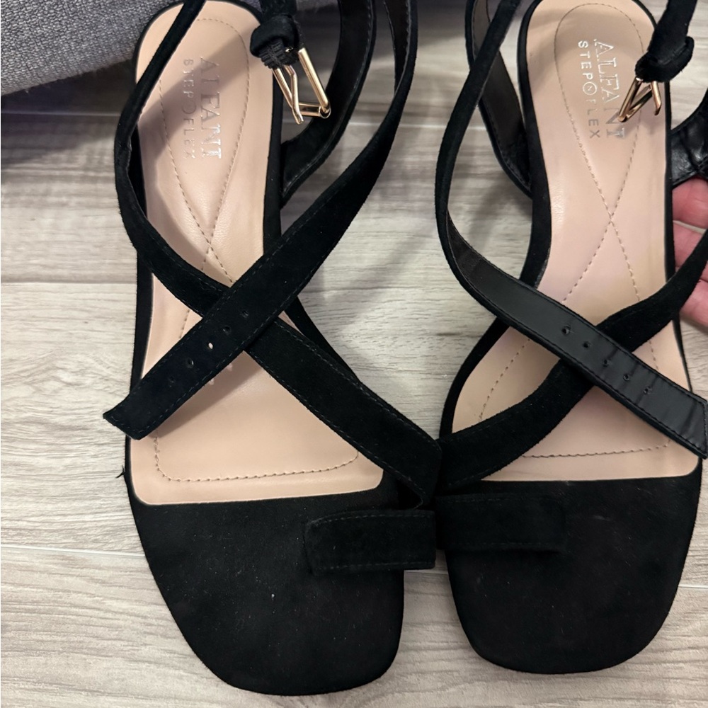 Alfani Black Strappy Sandals